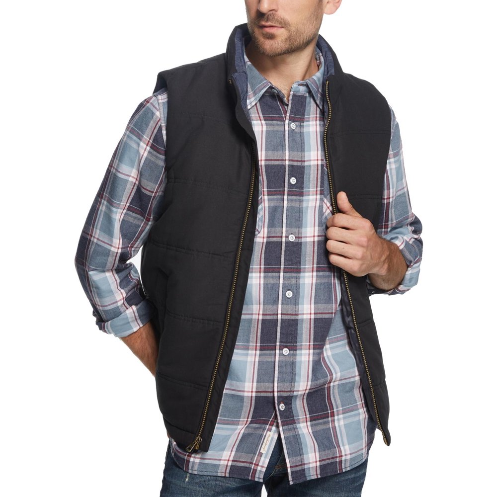 Weatherproof Vintage Weatherproof Vintage Mens Winter Quilted Outerwear Vest Black S Walmart