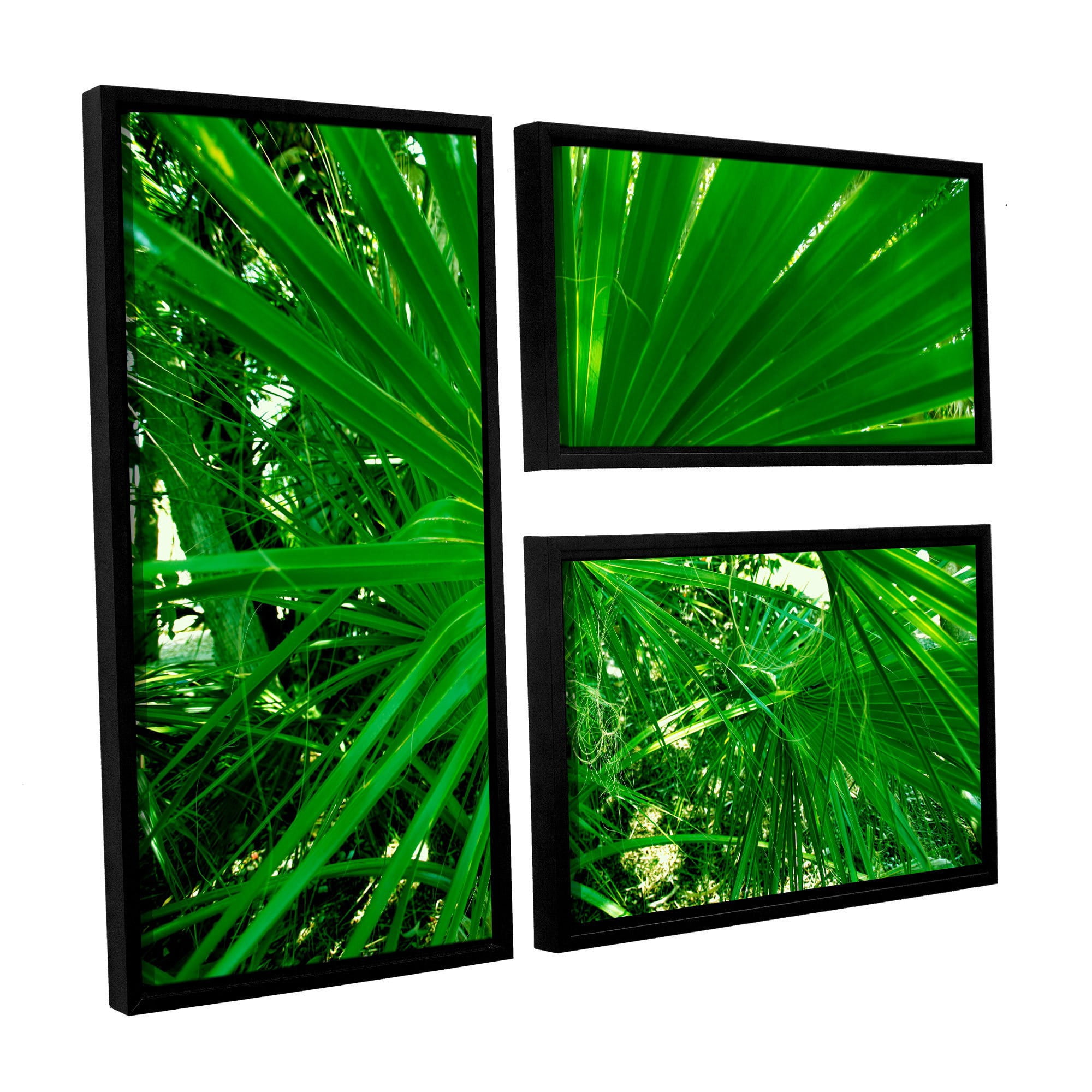 ArtWall Lindsey Janich "Spiral" 3-Piece Floater Framed Canvas Flag Set