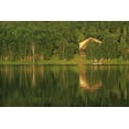 thumbnail image 2 of Grandmaison, Mike 18x13 Gold Ornate Wood Framed with Double Matting Museum Art Print Titled - Canada, Sudbury Cottage on Tilton Lake at sunset, 2 of 4