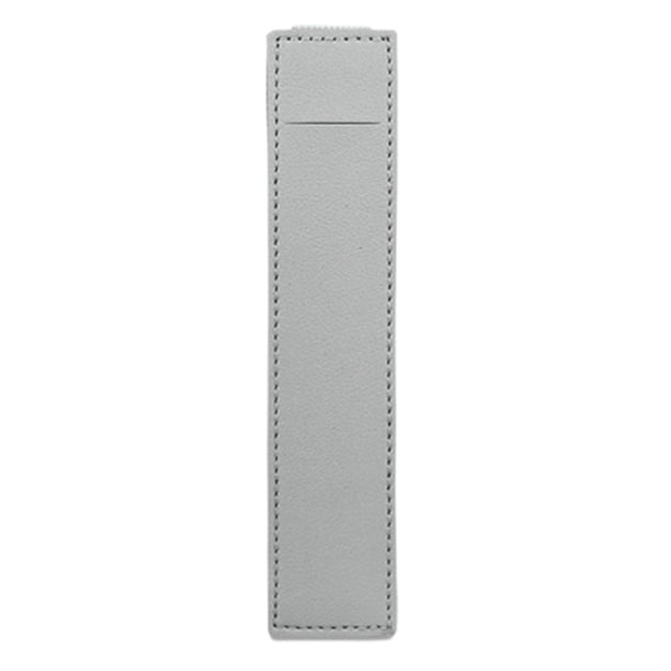 Estuche para lápices portátil con banda elástica ajustable para cuaderno Gris
