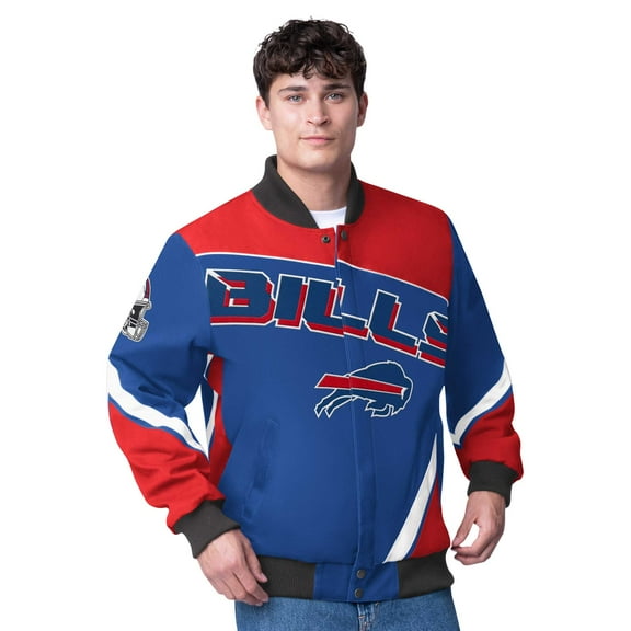 Men's G-III Extreme Royal Buffalo Bills Maximum Racing Full-Snap Jacket