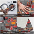 thumbnail image 3 of Susaid BBQ Icons Print Doormat,Porch Decor,Housewarming Decor Gift Doormat,Funny Flannel Floor Mat,Funny Doormat 24x16 Inch, 3 of 7