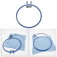 thumbnail image 4 of pitrice Embroidery Hoop Cross Stitch Spring Tension Frame Spring Tension Embroidery Hoop Holder Round Loop Adult DIY Display Supplies blue, 4 of 9