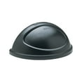 thumbnail image 2 of Rubbermaid Untouchable Plastic Half-Round Lid, 21.38w x 12.38d x 9.13h, Black, 2 of 2