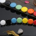 thumbnail image 2 of Koszal 32mm Smooth Drawer Pulls Punch Installation Anti-fall Off Colorful Round Ceramic Cabinet Knobs for Drawer, 2 of 8