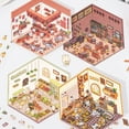 3D Miniature Scene Stickers, DIY 3D House Stickers, 2024 New 3D Sticker