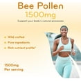thumbnail image 3 of Clear Formulas Bee Pollen Natural Superfood Capsules, 1500mg, Immune Support, 200 Count, 3 of 10