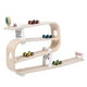 thumbnail image 3 of Juguete de rampa de coche de madera con pista de juguete Montessori juguete pista coche de juguete para el hogar niños, 3 of 7