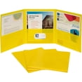 thumbnail image 1 of C-Line Letter Pocket Folder - 8 1/2" x 11" - 3 Internal Pocket(s) - Yellow - 1 Each | Bundle of 2 Boxes, 1 of 1