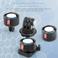 thumbnail image 3 of Magnetic Suction Adapter, Quick Installation with One Click, 35g Lightweight Design, Quick Release Base Mount for Smart Phone, Suction Cup, Panoramic and Action Cameras, 3 of 7