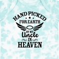 thumbnail image 4 of Inktastic Handpicked for Earth by My Uncle in Heaven with Angel Wings Boys or Girls Baby Bodysuit, 4 of 5