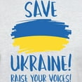 thumbnail image 3 of CafePress - Save Ukraine Raise Your Voices Light T Shirt - Light T-Shirt - CP, 3 of 4