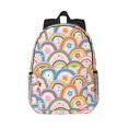 thumbnail image 1 of Disketp Rainbow Flowers Mochila Escolar de 15 Pulgadas, Mochila Ligera para Estudiantes, Viajes y Trabajo, Cómoda y Resistente para el Uso Diario, 1 of 6