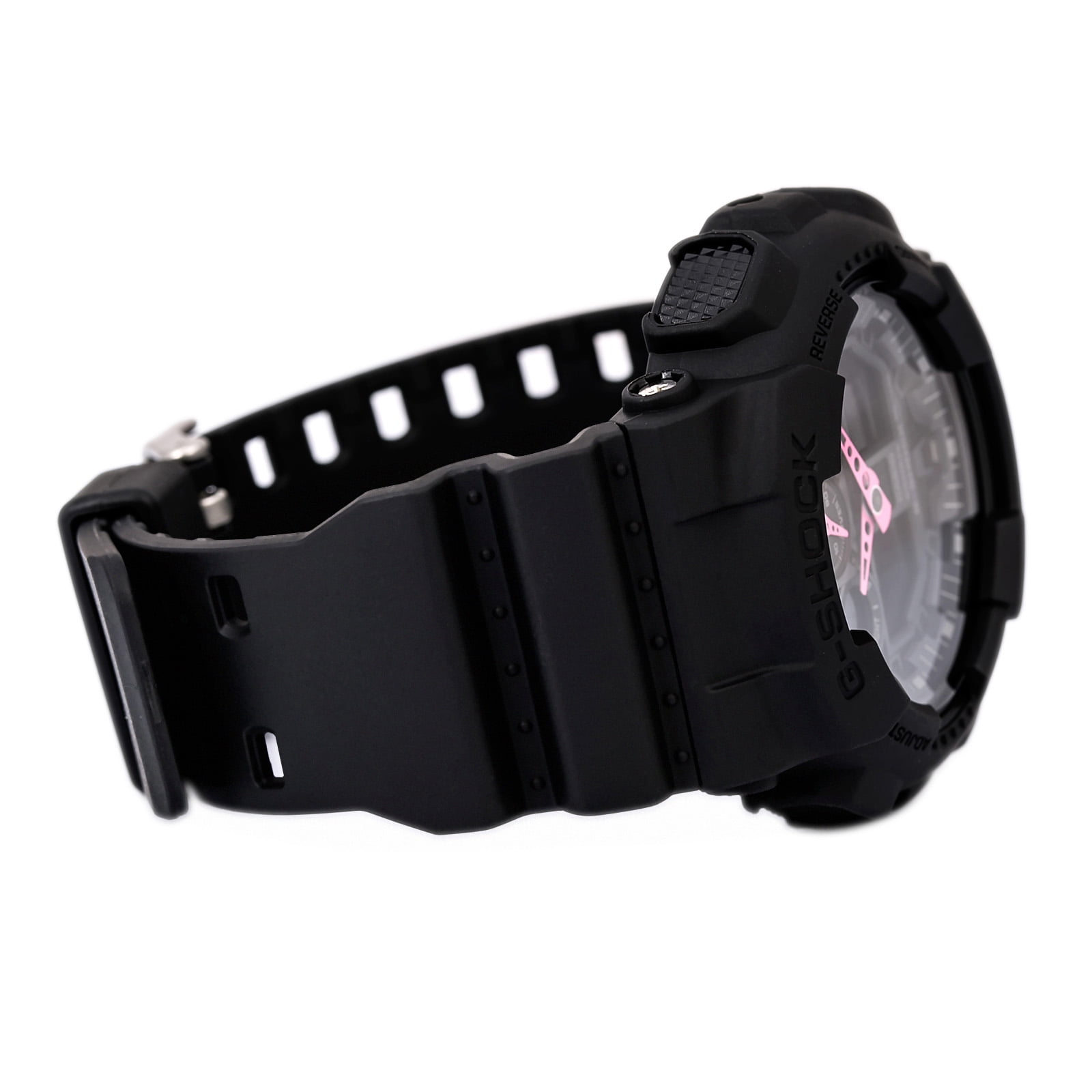 Vintage Mens G-Shock GA100C-1A4 Analog Digital Black Pink Digital
