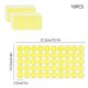 thumbnail image 3 of Combination Number Stickers | 1 Inch Adhesive Labels 1-50 | Multi-Color White Black Red Orange Yellow Blue Green | Paper Material | 10 Sheets | Decorative Numbering Stickers, 3 of 6