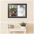thumbnail image 2 of ArtToFrames Collage Photo Picture Frame with 2 - 13x19" Openings, Framed in Black with Mountain Grey and Black Mats (CDM-3926-1420), 2 of 8