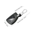 thumbnail image 3 of for Chevy for GMC Key Fob Cover, ABS Carbon Fiber Pattern Key Case for 2021 2022 2023 2024 for Chevy Suburban Tahoe Silverado 1500 2500 3500 Colorado GMC Yukon XL Sierra 1500 2500 3500 with Keychain, 3 of 7