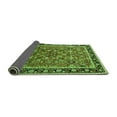 thumbnail image 2 of Ahgly Company Indoor Round Oriental Green Industrial Area Rugs, 5' Round, 2 of 4