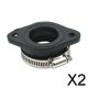 thumbnail image 1 of Bota de junta de admisión,Adaptador de brida Bota de junta de admisión del colector de carburador,Motocicleta Dirt Bike 32 34 mm Carburador UTV ATV,Adaptador de admisión de 2 piezas, 1 of 8