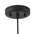 thumbnail image 5 of Aiwen Matte Black Dome Pendant Light, Rustic Dining Room Light Fixture with Rivet Shade, 20 inch, 5 of 7