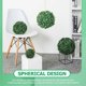thumbnail image 2 of 4pcs Boxwood Topiary Ball Frame Topiary Plants Round Frame Flower Arrangement Shelf, 2 of 3