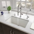 thumbnail image 4 of ALFI brand AB3018UD-W 30" White Undermount / Drop In Fireclay Kitchen Sink, 4 of 9