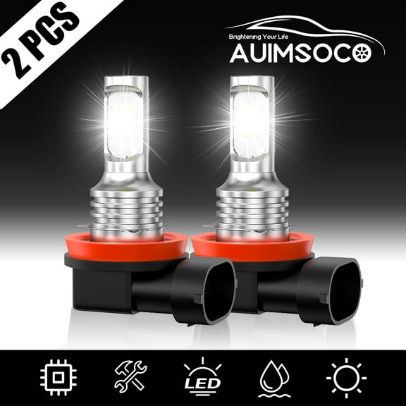 For Toyota Prius 2010~2017 -2X H11 White LED Headlight Bulb Low Beam High Power Lamps 300% Brighter