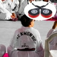 thumbnail image 3 of 2 uds niños Taekwondo PU rebote esponja doble Kick Pad Target para entrenamiento Tmvgtek formación de fitness, 3 of 7