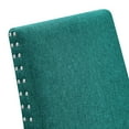 thumbnail image 3 of Modway Parcel Dining Upholstered Fabric Side Chair in Teal, 3 of 8