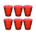 thumbnail image 1 of JUEGO DE 6 VASOS 25 cl ROJO  H9 D8,7 cm PICARDIE Duralex PICARDIE, 1 of 2