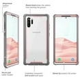 thumbnail image 5 of i-Blason Ares Series Case Designed for Galaxy Note 10 ((2019 release), Rugged Clear Bumper Case Without Built-in Screen Protector(Pink), 5 of 7