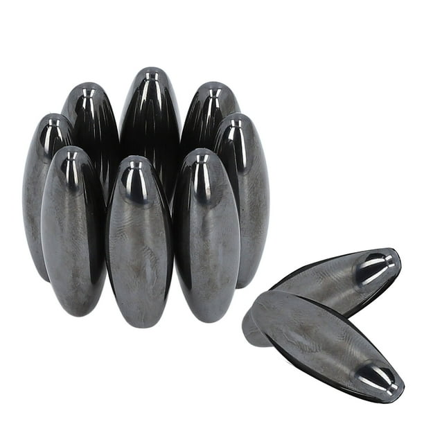 10 Pcs Oval Magnet 43x15mm Black Magnetic Ball Noise Making Snake Egg Magnets Cool Science Toy Walmart
