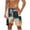Navy#01, variant on Bermuda Shorts for Men Vintage Color Block Print Summer Drawstring Elastic Waist Beach Board Shorts Quick Dry Swim Trunks with Pockets Multicolor XXXXXL