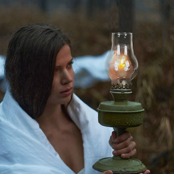 4pcs Vintage Oil Lamp Chimney Transparent Kerosene Lamp Glass Chimney Supply