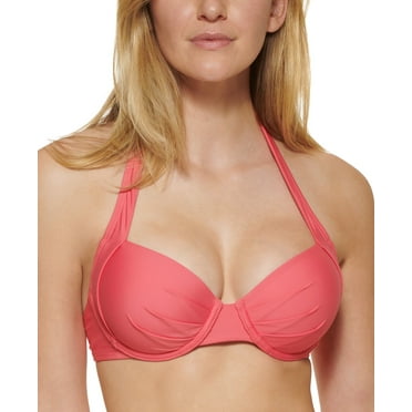 Calvin Klein ENERGY CORAL Underwire Convertible Bikini Swim Top, US Small
