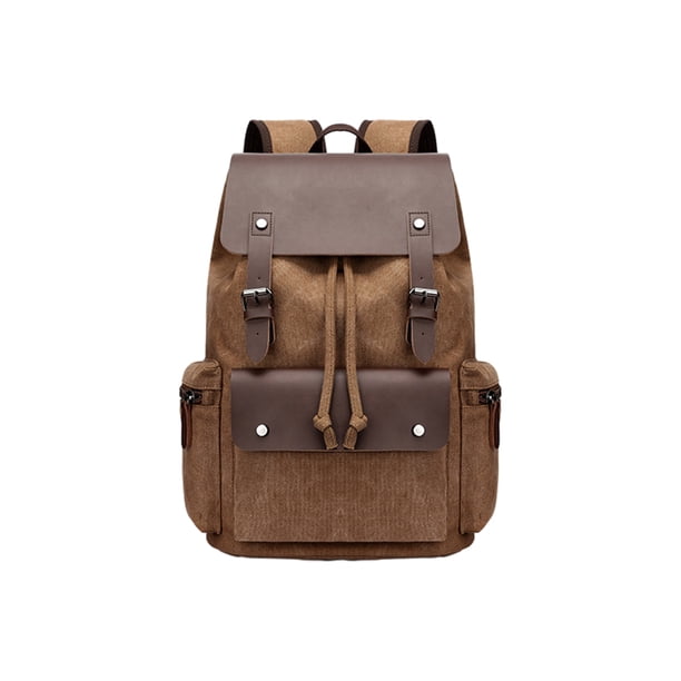 Sonducket De Lona Con Múltiples Bolsillos De Gran Capacidad Y Con Costuras Finas De Gran Capacidad Mochilas café