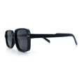 thumbnail image 6 of Retro Vintage Vibe Mid Temple Horn Rim Hipster Fashion Sunglasses All Black, 6 of 8