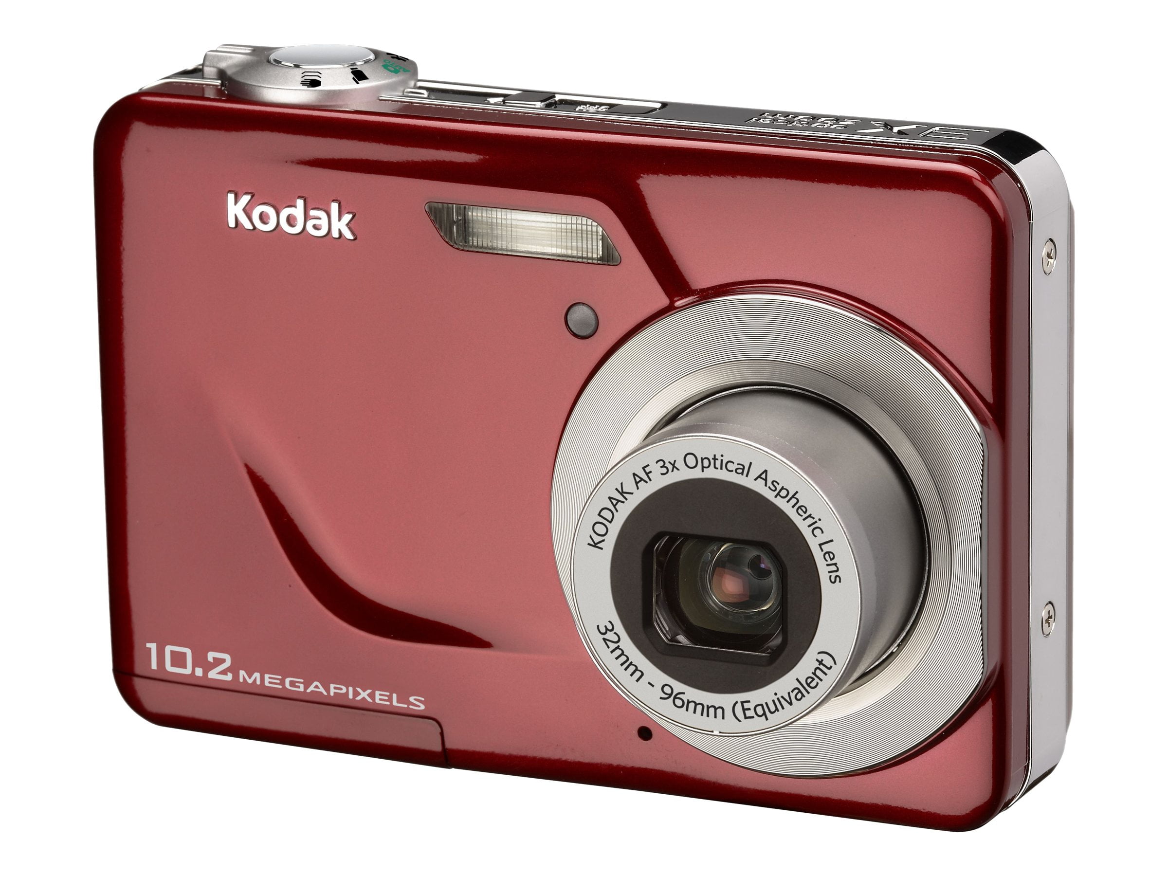 Kodak EasyShare C180 10.2 Megapixel Compact Camera, Red - Walmart.com