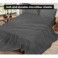 thumbnail image 4 of Royale Linen 2 Pack Fitted Sheet - Elastic Sheets - Queen Fitted Sheet Only -Soft & Breathable - Brushed 1800 Microfiber- Stain Resistant- Hotel Quality Deep Pocket Stretches Up to 16" (Queen, White), 4 of 9