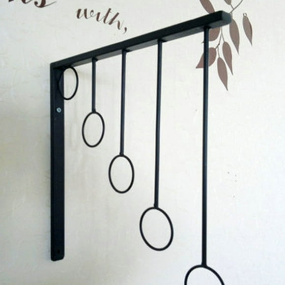 SHOWERORO Drying Rack Clothing Wall Mounted Iron Contemporary Storage 1Pack for Adults
