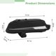 thumbnail image 4 of Bolsa aerodinámica para tubo superior de bicicleta, bolsa para cuadro delantero con correas, poliéster de alta densidad con diseño reflectante, fácil acceso e instalación, ideal para bicicletas de car, 4 of 5