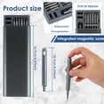 thumbnail image 4 of Precision Screwdriver Set Professional Magnetic Screwdriver Set with 48 Screwdriver Bits Multifunction Screwdriver Hand Tool Set Magnetic Mini Repair Tool Kit for Phone Computer Watch, 4 of 8