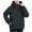 Black, variant on Njagoc3 Womens New Zipper Pocket Jackets Long-Sleeved Hooded Solid Color Casual Nylon Spandex Coat
