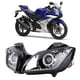 thumbnail image 4 of Conjunto De Faros Delanteros Para Motocicleta Yamaha Lámpara Delantera Conjunto De Faros LED Blanco Brillante Angel Eyes High Low Beam Fit Para Yamaha R15 2012-2016 ANGGREK No, 4 of 8