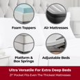thumbnail image 2 of Mellanni Extra Deep King Sheets - 4 PC Iconic Col, 2 of 9