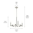 thumbnail image 2 of 52426PN Kichler Lighting Tolani - 4 Light Chandelier-20.25 Inches Tall and 26 Inches Wide-Polished Nickel Finish, 2 of 5