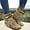 Brown, variant on Women's Retro Ankle Boots – Platform Heel with Suede Upper, Fringe Detailing & Adjustable Strap