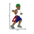 thumbnail image 5 of Personalized Flag Football Ornament 2024 African American Male Player 1 Count - Ornaments by Elves, 5 of 10