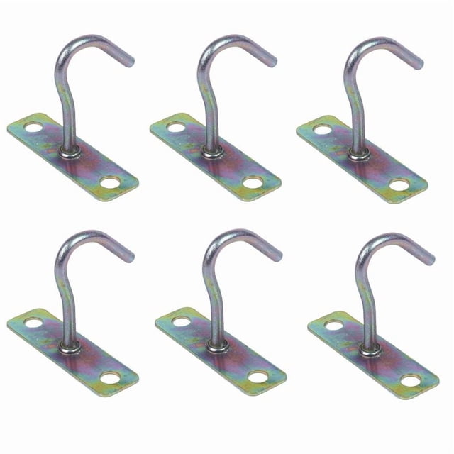 6X Accesorio de Ventilador de Metal En Forma de J Montaje En Techo Gancho Gancho 80 mm