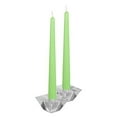 Hyoola 10'' 12-Pack Hunter Green Taper Candles, Dripless, Long Burning, European Made, Paraffin ...